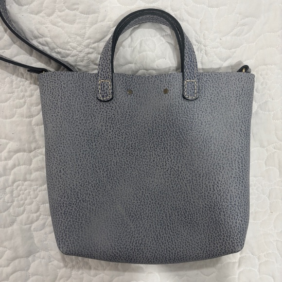 Portland Leather Goods Fog mini crossbody snap tote EUC - Picture 4 of 8